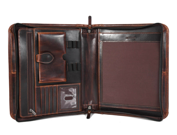 Leather Portfolio - Custom - Aaron Leather Goods
