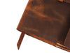 Rustic Leather Journal Notebook – Refillable Diary 5x7 & 6x8 Inches - Aaron Leather Goods