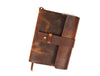 Rustic Leather Journal Notebook – Refillable Diary 5x7 & 6x8 Inches - Aaron Leather Goods