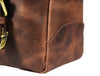 Vintage Full-Grain Leather Messenger Bag – Rustic Laptop Satchel for Work & Travel