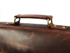 Vintage Full-Grain Leather Messenger Bag – Rustic Laptop Satchel for Work & Travel