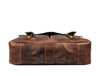 Vintage Full-Grain Leather Messenger Bag – Rustic Laptop Satchel for Work & Travel
