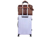 Aaron Leather Goods Premium Leather and Canvas Office Bag - Aaron Leather Goods