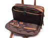 Aaron Leather Goods - Premium Tan Leather Office Bag - Aaron Leather Goods