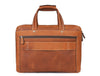 Aaron Leather Goods - Premium Tan Leather Office Bag - Aaron Leather Goods