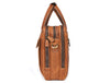 Aaron Leather Goods - Premium Tan Leather Office Bag - Aaron Leather Goods