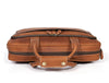 Aaron Leather Goods - Vintage Tan Leather Office Bag - Aaron Leather Goods