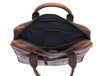 Classic Leather Laptop Briefcase by Aaron Leather Goods – Vintage Executive Style - Aaron Leather Goods
