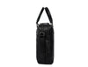Aaron Leather Goods Full-Grain Leather Office Bag – Sleek Black Laptop Briefcase for Men - Aaron Leather Goods