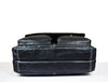 Aaron Leather Goods Black Leather Office Bag for Men | Full Grain Laptop Briefcase with Shoulder Strap – 16 Inch - Aaron Leather Goods