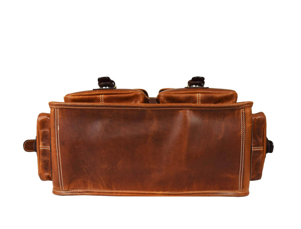 Aaron Leather Goods – Premium Leather Briefcase Bag - Aaron Leather Goods