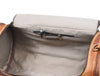 Leather Weekender Bag - light brown - Aaron Leather Goods