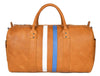 Luxura Leather Duffle Bag - Tan - Aaron Leather Goods