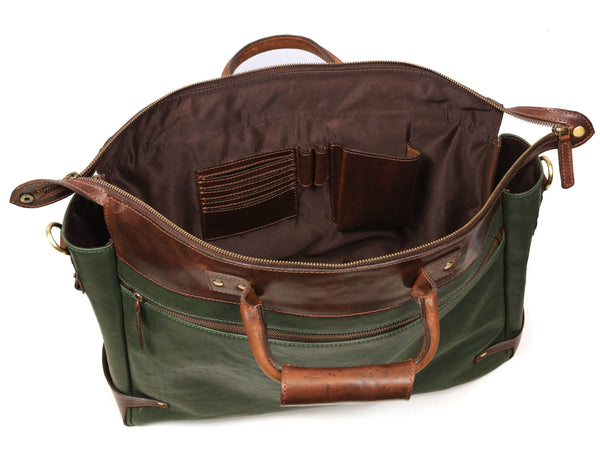 Leather Travel Bag - Aaron Leather Goods