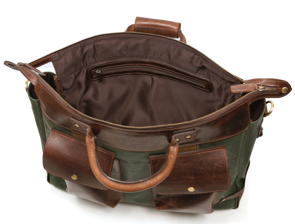 Leather Travel Bag - Aaron Leather Goods