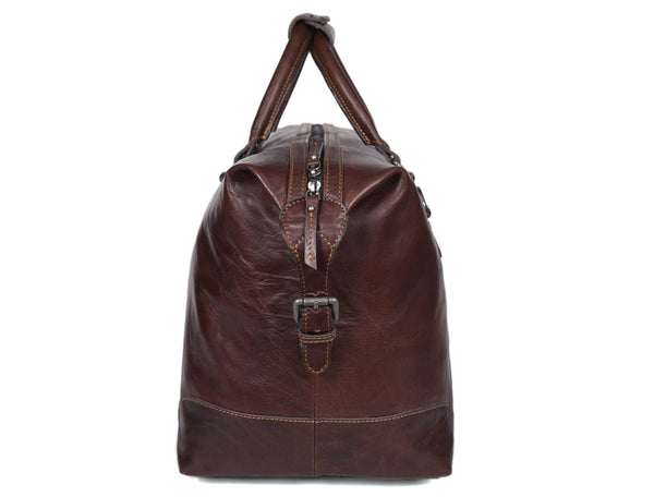 Premium Leather Duffle Bag - Aaron Leather Goods