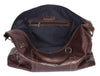 Premium Leather Duffle Bag - Aaron Leather Goods