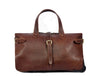 Leather Trolley Bag - Brown - Aaron Leather Goods