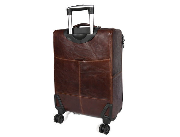 Leather Trolley Bag - Aaron Leather Goods