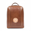 Premium Tan Leather Backpack for Work & Travel