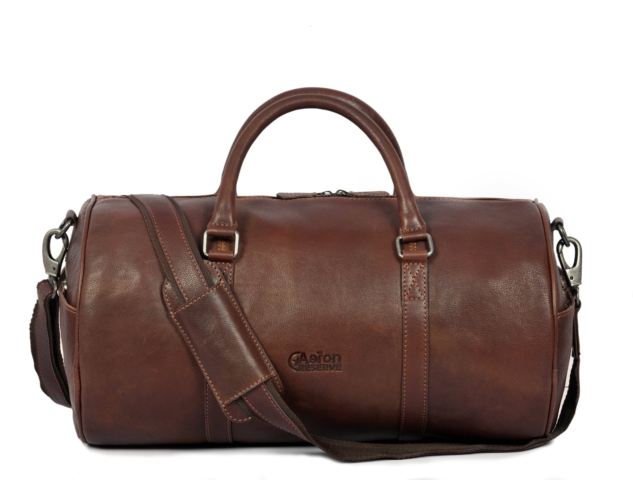 Leather Round Duffle Bag Leather Round Duffle Bag