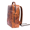 Handcrafted Brown Leather Laptop Backpack