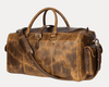 Acoma Leather Travel Bag - Caramel (TB-20 ) - Aaron Leather Goods