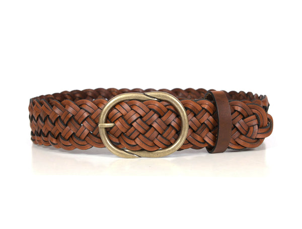 Leather Webbing Belt - WBLT - 590 - Aaron Leather Goods