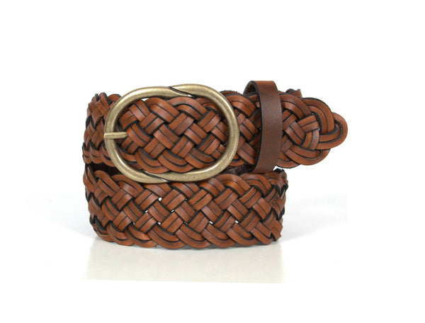 Leather Webbing Belt - WBLT - 590 - Aaron Leather Goods