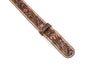Zynkora Leather Tooled Belt -Brown - Aaron Leather Goods