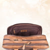 Aaron Leather Goods - Premium Tan Leather Office Bag - Aaron Leather Goods