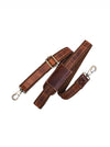 Travel Bags Leather Strap - Brown - Aaron Leather Goods