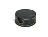 Ronda Leather Coaster - Pine Green - Aaron Leather Goods