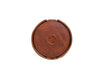 Cannes Leather Coaster - Pecan Brown - Aaron Leather Goods