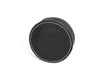 Ronda Leather Coaster - Raven Black - Aaron Leather Goods
