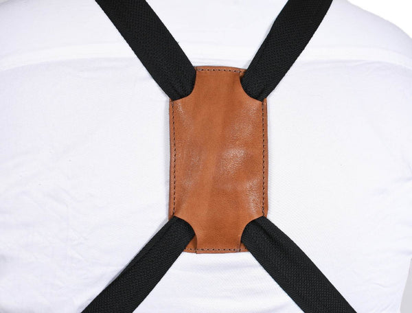 Manresa Leather Apron - Caramel Brown - Aaron Leather Goods