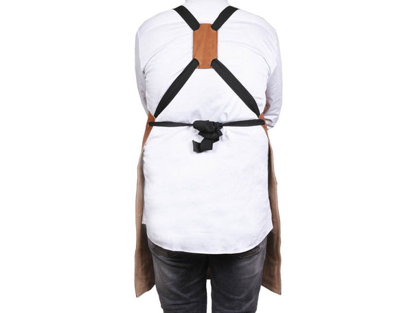 Manresa Leather Apron - Caramel Brown - Aaron Leather Goods