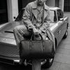 Austin Leather Overnight Bag - Black - Aaron Leather Goods Inc