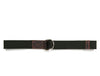 Paso Canvas Belt with D-ring - Green - Aaron Leather Goods
