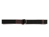 Paso Canvas Belt with D-ring - Black - Aaron Leather Goods
