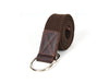 Paso Canvas Belt with D-ring - Green - Aaron Leather Goods