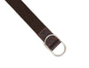 Paso Canvas Belt with D-ring - Green - Aaron Leather Goods