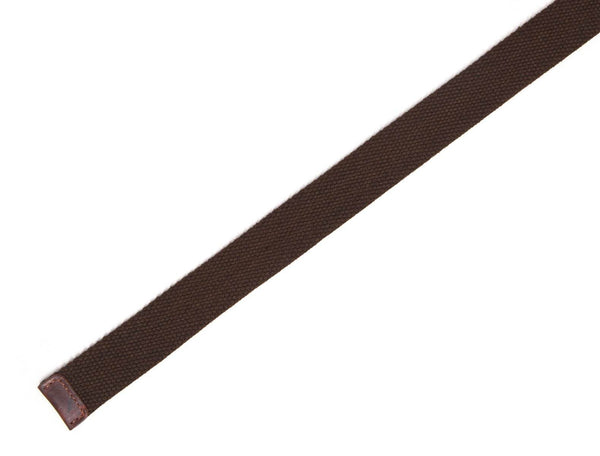 Paso Canvas Belt with D-ring - Green - Aaron Leather Goods