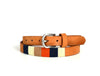 Tucson Leather Belt - Caramel - Aaron Leather Goods