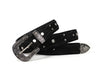 Nome Leather Belt - Black - Aaron Leather Goods