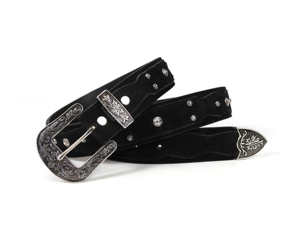 Nome Leather Belt - Black - Aaron Leather Goods