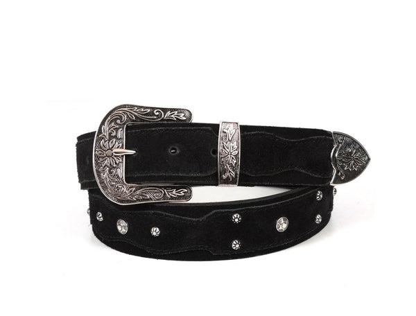 Nome Leather Belt - Black - Aaron Leather Goods