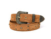 Nome Leather Belt - Dark Brown - Aaron Leather Goods