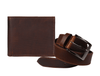 Durham Leather Belt & Wallet Gift Combo - Aaron Leather Goods