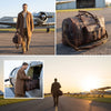 Bolzano Leather Duffle Bag - Walnut Brown - Aaron Leather Goods Inc